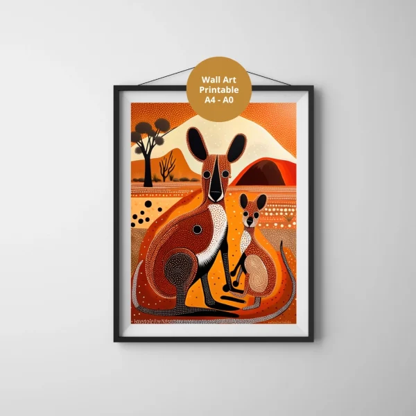 art gas ARTGAS Digital Art Kangaroo