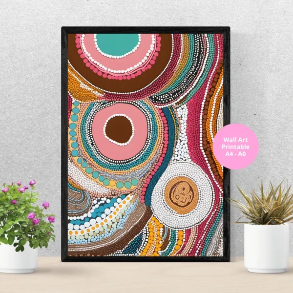 Dreamtime Trails Artgas Gallery Digital print Australia