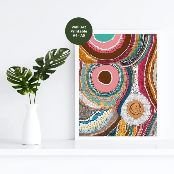 Dreamtime Trails Artgas Gallery Digital print Australia