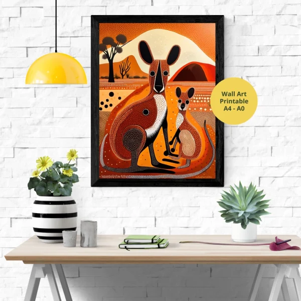 art gas ARTGAS Digital Art Kangaroo