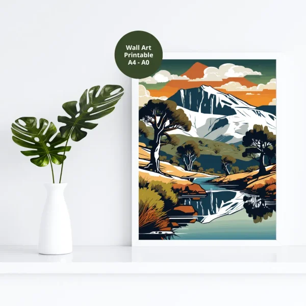 Mt Kosiosko 2 Art Gas Digital Art Gallery