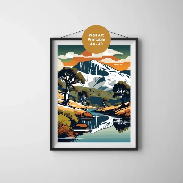 Mt Kosiosko 2 Art Gas Digital Art Gallery