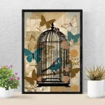 birdcage-with-flowers-and-butterflies 4