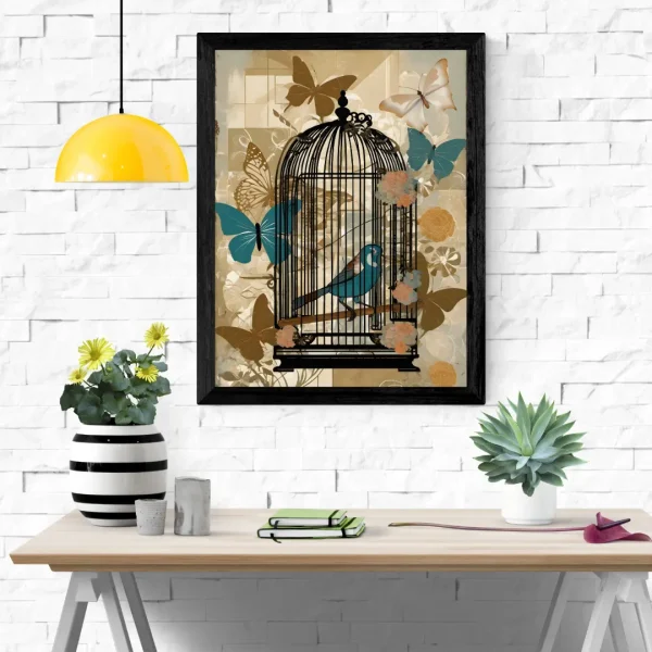 birdcage-with-flowers-and-butterflies 4