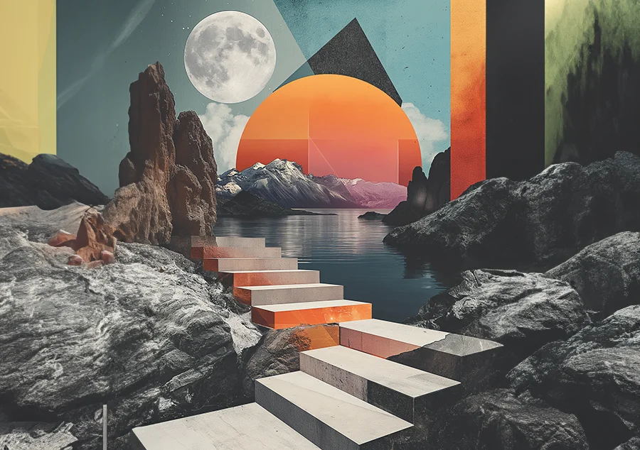 digital surreal collage